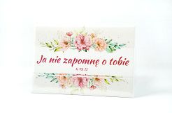 Magnes metalowy 8 x 5,5 cm Ja nie zapomnę o tobie