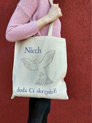 Torba bawełniana Niech doda Ci skrzydeł!