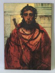 Obrazek drewniany kolorowy A6 - różne wzory