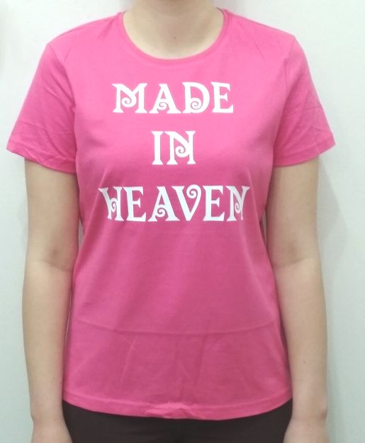 Koszulka damska z napisem: Made in Heaven