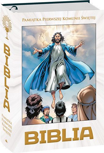 Biblia komiks  Boża historia od Początku po Wieczność obwoluta komunijna