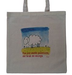 Torba bawełniana - Pan jest moim pasterzem nie brak mi niczego