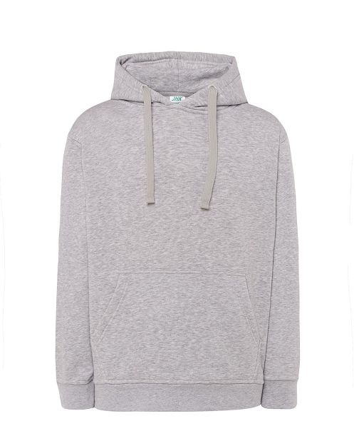 Bluza z kapturem szara  JHK AS-ASH MELANGE