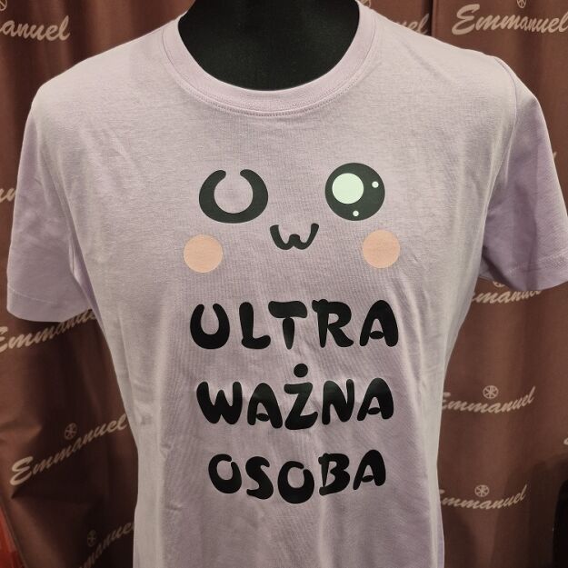 Koszulka fioletowa Ultra Ważna Osoba