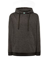 Bluza z kapturem  ciemnoszara JHK CHCH-CHARCOAL HEATHER