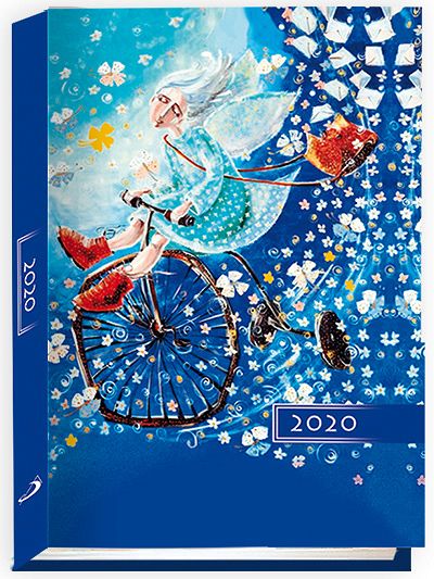 Terminarz 2020 KOLOROWY A5 anioł, góry lub ornament