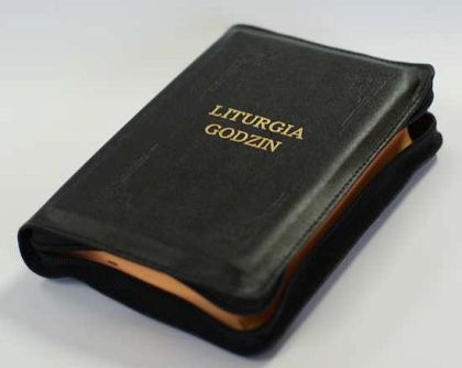 Liturgia Godzin wydanie skrócone skóra, zamek