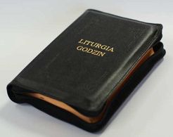 Liturgia Godzin wydanie skrócone skóra, zamek