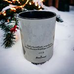 Kubek z kolorowym wnętrzem 440ml Była światłość prawdziwa, która oświeca każdego człowieka, gdy na świat przychodzi - 2