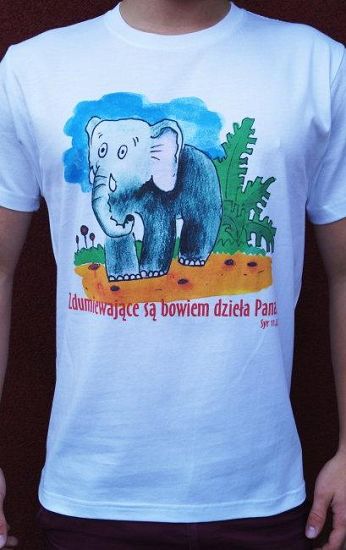 Koszulka T-shirt -Zdumiewające są bowiem dzieła Pana