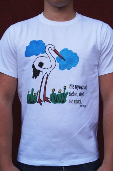 Koszulka T-shirt Nie wywyższaj siebie abyś nie upadł