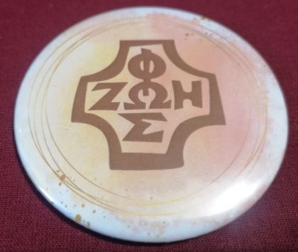 Przypinka button 7,8 cm Foska wzór 2