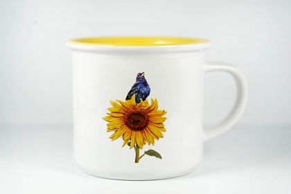 Kubek ceramiczny z kolorowym wnętrzem Gdzie ty, tam ja J 12, 26