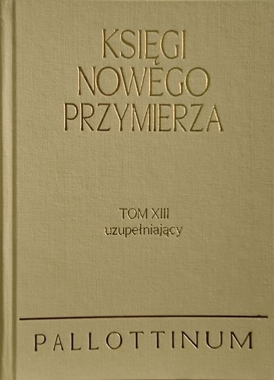 Księgi Nowego Przymierza. Tom XIII uzupełniający KUL