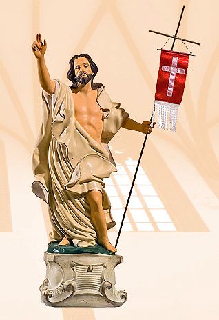 Figura Jezus Zmartwychwstały 55 cm