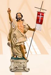 Figura Jezus Zmartwychwstały 55 cm