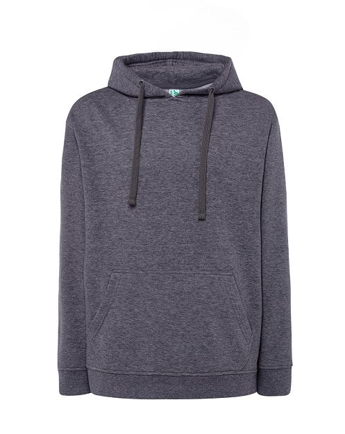 Bluza z kapturem  fioletowa JHK DNH-DENIM HEATHER