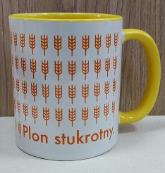 Kubek żółty Plon stukrotny