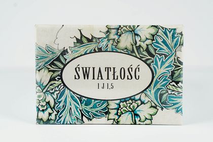Magnes metalowy 8 x 5,5 cm  Światłość 1 J 1, 5