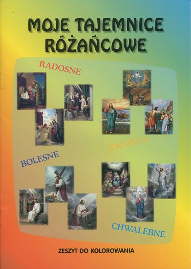 kolorowanka Moje tajemnice różańcowe