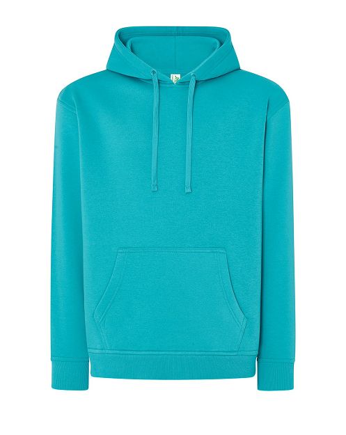 Bluza z kapturem niebieska JHK AQM-AQUAMARINE
