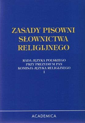 Zasady pisowni słownictwa religijnego