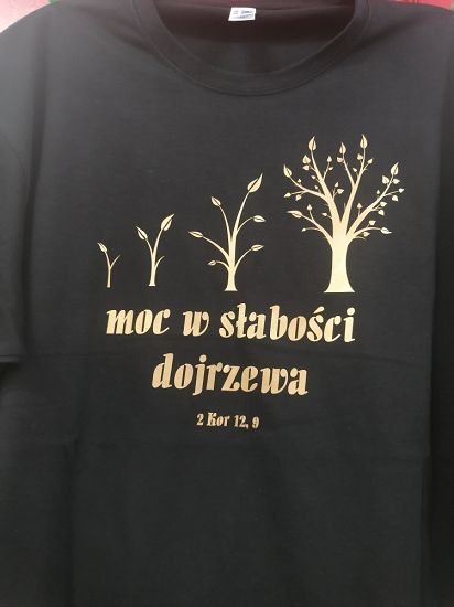 Koszulka Moc w słabości dojrzewa