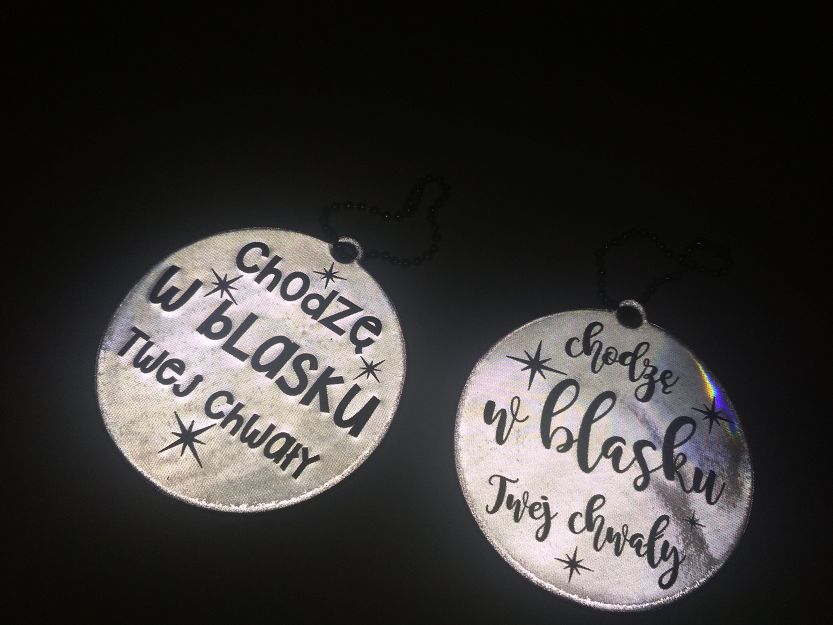 Odblask Chodzę w blasku twej chwały