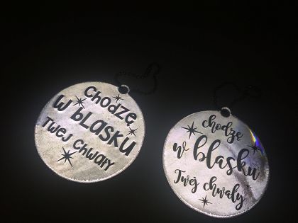 Odblask Chodzę w blasku twej chwały
