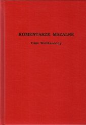Komentarze mszalne - Czas wielkanocy
