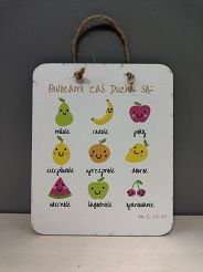 Tabliczka z owocami Ducha Świętego