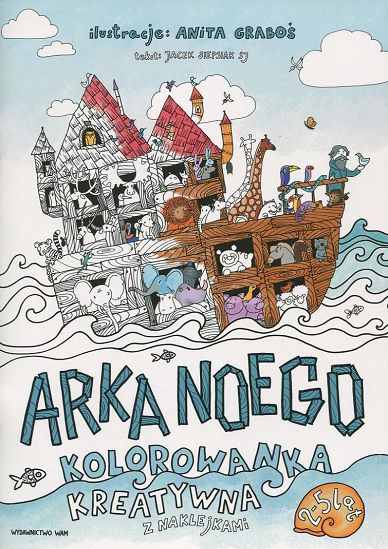 Arka Noego - Kolorowanka kreatywna z naklejkami
