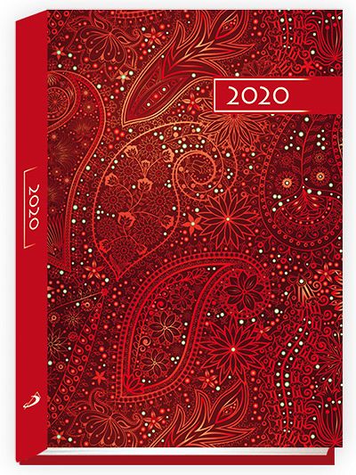 Terminarz 2020 KOLOROWY B6 różne wzory