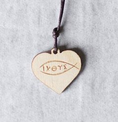 Zawieszka serce - ICHTIS