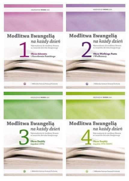 Modlitwa Ewangelią na każdy dzień (komplet 1-4) - Krzysztof Wons
