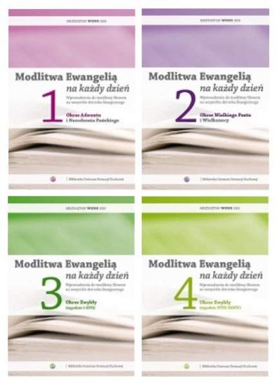 Modlitwa Ewangelią na każdy dzień (komplet 1-4)