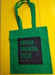 Torba bawełniana kolorowa z nadrukiem Droga Prawda Życie - 4