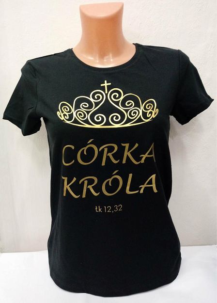 Koszulka - Córka Króla (złota)