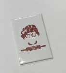 Magnes metalowy 8 x 5,5 cm - Magnes dla babci Skarb zwany babcią - 2