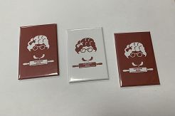 Magnes metalowy 8 x 5,5 cm - Magnes dla babci Skarb zwany babcią