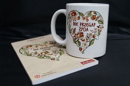 Komplet Nie przegapić życia Książka + kubek