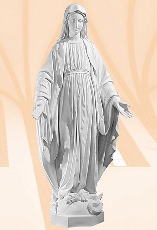 408- Matka Boża Niepokalana- 105cm, biała