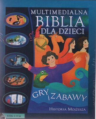 Multimedialna Biblia dla dzieci - gry i zabawy - historia Mojżesza - CD