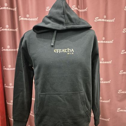 Bluza z kapturem czarna Effatha