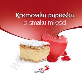 Kremówka papieska o smaku miłości