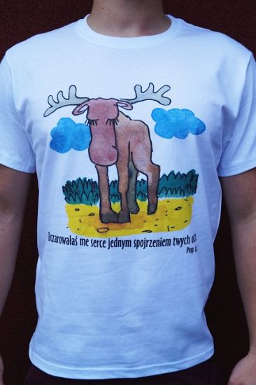 Koszulka T-shirt- Oczarowałaś me serce jednym spojrzeniem Twych oczu