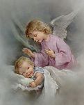 Obraz z Aniołem pamiątka Chrztu Świętego