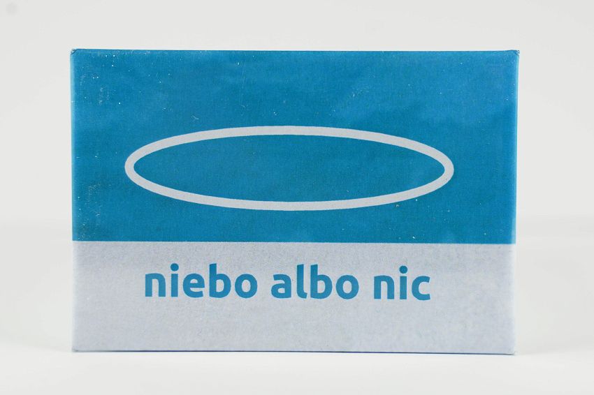 Magnes metalowy 8 x 5,5 cm Niebo albo nic