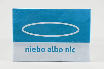 Magnes metalowy 8 x 5,5 cm Niebo albo nic