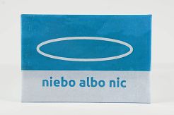 Magnes metalowy 8 x 5,5 cm Niebo albo nic